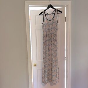 Tucker 100% silk maxi dress